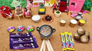 Miniature Dairy Milk Chocolate Lava Cake Recipe || Dairy Milk Chocolate Cake | |Miniature Cooking