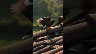Beautiful Starling Bird in Nature | Shimmering & Peaceful Wildlife Moment | RDFX AI