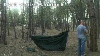 Clark Vertex Double Camping Hammock First Setup - Cube Dweller Fitness Adventures