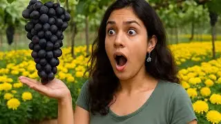 Grape & Chamanthi (Chrysanthemum) Flower Garden Tour &ndash; Bangalore Hidden Gem 🌸🍇