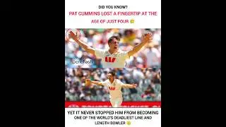Pat Cummins: Childhood Injury to Cricket Dominance 😲 #shorts #shortfeed