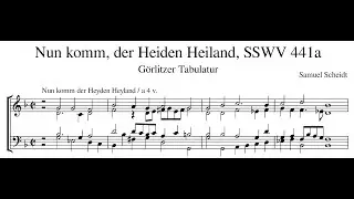 Samuel Scheidt &ndash; Nun komm, der Heiden Heiland, SSWV 441a