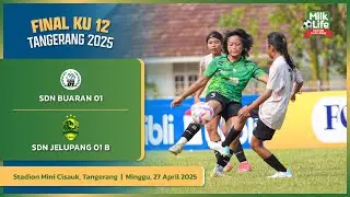Pertandingan Final KU 12 SDN Buaran 01 vs SDN Jelupang 01 B Tangerang
