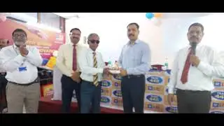 LIC  TROPHY  FOR GOOD ACHIEVEMENT  BY THE HAND HONERABLE  S.P