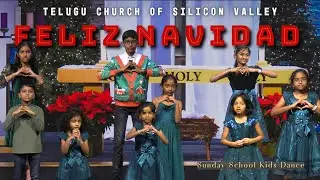 Christmas Celebration 2025 | Sunday School Kids Dance – Feliz Navidad | TCOSV