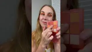 IS IT GOOD?! A CHEAP ORANGE EYESHADOW PALETTE 🍊 #shorts