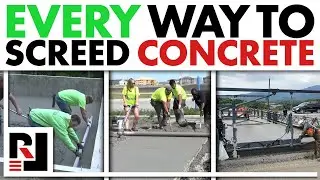 What is the best Way To Screed Concrete?