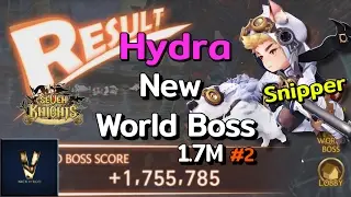 Seven Knights - New World Boss Hydra 1.7M! #2 ft. Snipper Awaken
