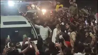 Pawan Kalyan stopped by ap police at jaggaiah peta. @JanaSenaParty @PawanKalyanAddicts