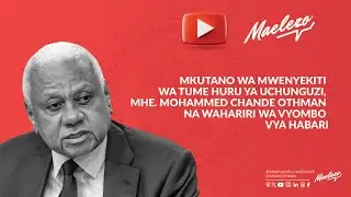 MKUTANO WA MWENYEKITI WA TUME HURU YA UCHUNGUZI NA WAHARIRI WA VYOMBO VYA HABARI