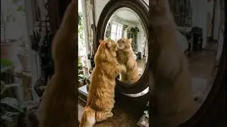 cat fighting Himself #cat #catvideos #funny #funny #funnyanimal #cute #cats #memecore