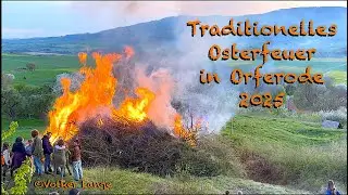 Traditionelles Osterfeuer  in Orferode  2025