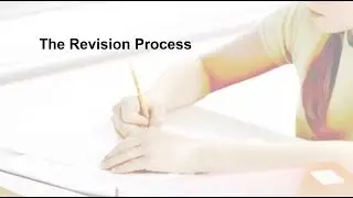 The Revision Process of Writing a Paper