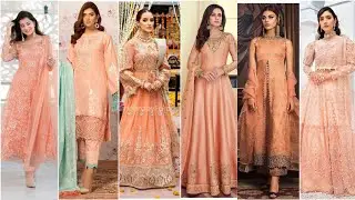 Beautiful Peach  Colour Dresses|| Peach Coloured Party Wears|| #peachdresess #partywears
