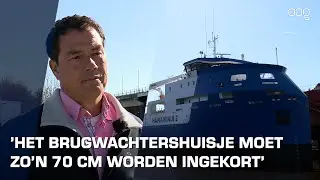 Brugwachtershuisje bij Gideonbrug wordt halve meter ingekort om schip door te laten