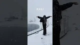 Auli during Winters is magic!This winter wonderland of Uttrakhand is must explore! #auli #uttrakhand