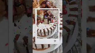 Homemade ice cream cake like dairy queen#Easy layered icecream birthday cake# Icecream sandwich cake