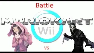 Playing Mario Kart Wii Battle with my sister Feng min Vs Ghostface