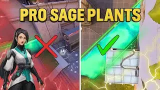 Pro Sage Plants That Win Games (Ascent Tips You NEED!) #valorant