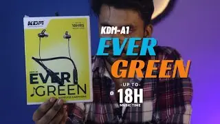 unboxing Kdm -A1 Ever Green || wireless earphone || best neckband || cheapest neckband ||