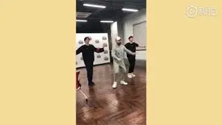 郑云龙  天天向上  舞蹈片段排练花絮