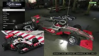 How to make the McLaren MP4 25 F1 car on GTA5 Online