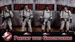 Ghostbusters present toys | Venkman Zeddmore | Hudson and Bill Murray Hot toys scale like Blitzway
