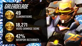 Gale Top 500 McCree - 49 elims! [ Overwatch Season 27 ]