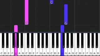 Черемшина _ Швидко/Повільно _ Ukrainian song _ PianoTutorial _  Fast/Slow