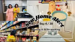 30 Day - Daily vlog challenge | DAY 4/30 | New House in Boston | Grocery Shopping | Moving In :)