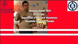 #Christmas Dinner #Secret #Santa Highlights at E5 Corridor, MBW department, Stockholm University #4K