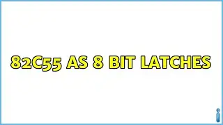 82c55 as 8 bit latches