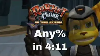[FWR] Ratchet and Clank: Up Your Arsenal Any% in 4:11