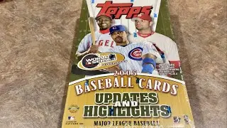GREAT ROOKIE CLASS!  2005 TOPPS UPDATE JUMBO BOX OPENING! (Throwback Thursday)