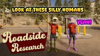 Our First Day Running an Alien Gas Station 👽 | Roadside Research Gameplay