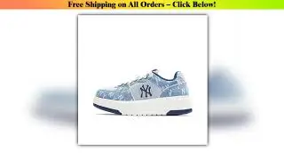 MLB Chunky Liner Slip Resistant Low top Skateboard Shoes Unisex Blue 3ASXCDC4N-50BLS Wholesale