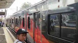 KRL iE 305 INKA EA 207 Berangkat Stasiun Depok Menuju Pulang Dipo Depok