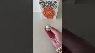 A *MOST REALISTIC AND CUTE* Flocked LABUBU Miniature! 🧸✨ #asmr #coolminis #trend #labubu