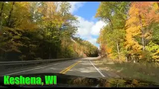 Driving around Keshena WI looking at some cool colors #fallcolors #peakcolors #fall #views #scenic