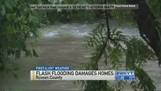 Rowan County flood damage