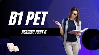 B1 Preliminary (PET) Reading Part 6 - Practice Test 1 with answers 11.2025 #englishlanguagetest