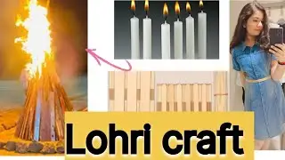 Miniature Lohri Bonfire Wax Candle|EcoFriendly Festive Decor|Traditional Design|Lohri Celebrations