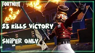 FORTNITE BATTLE ROYALE GAMEPLAY *NEW* 23 KILLS VICTORY SNIPER ONLY - Aetrix