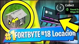 Fortnite Fortbyte #18 Location - Found somewhere between Mega Mall and Dusty Divot