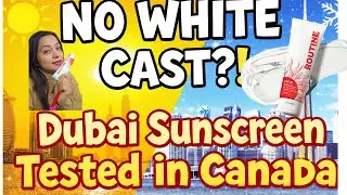 I Tested THE ROUTINE SPF 40 Sunscreen | Invisible, Matte & Sweat-Resistant | Dubai &rarr; Canada Review