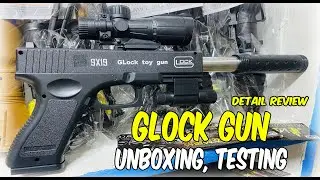 Unboxing the Ultimate PUBG Glock Toy Gun &ndash; Laser, Scope & Silencer!