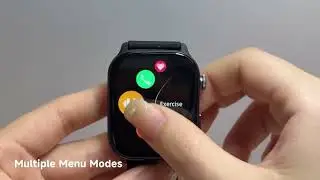 LC211 GPS Smart Watch 2.01Inch TFT Screen 1 ATM Waterproof Heart Rate Monitoring Calorie Tracking