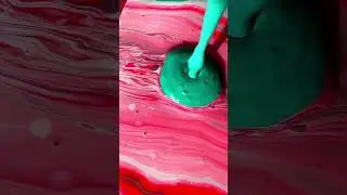 Paint pouring 🎨 #artprocess #paintpouring #acrylicpainting