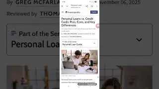 Personal Loans vs. Credit Cards: Pros, Cons, and Key Differences #personalloan #creditcard #homeloan