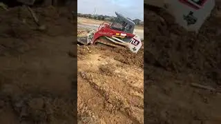 stuck bobcat at jobsite